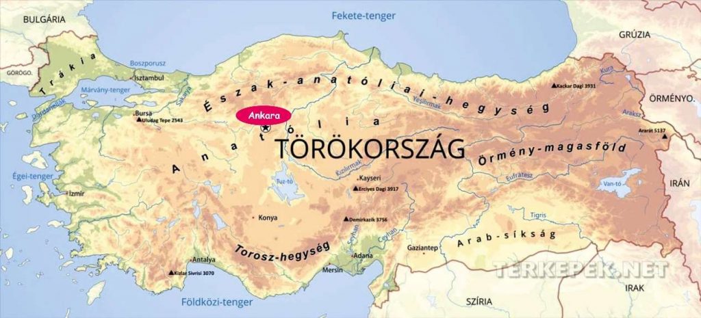 Ankara térképen